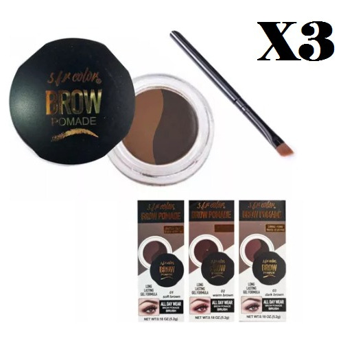 Gel Para Cejas Duo Color Brow Pomade Sfr Color