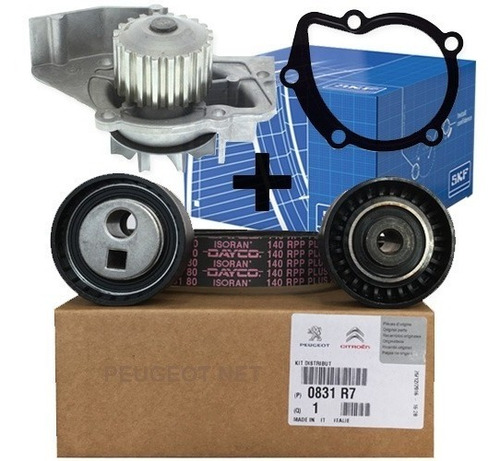 Imagen 1 de 6 de Kit Distribucion Original + Bomba Skf Partner 1.9 D
