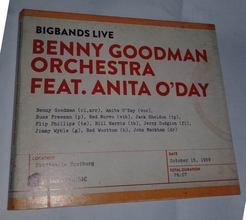 Benny Goodman Orchestra Feat. Anita O'day Cd / Kktus 