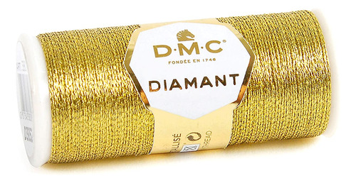 Dmc Diamant - Hilo Metalico Para Costura, 38.2 Yardas, Oro O