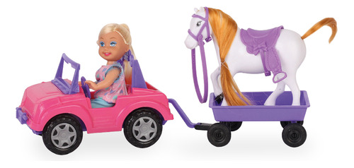 Muñeca Abby Con Su Poni Y Vehiculo Girls Pop