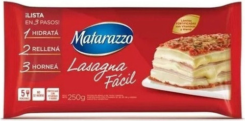 Lasagna Matarazzo 250 Grs X28u
