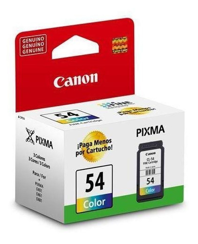 Tinta Canon De Color Para 100 Páginas Cl-54 / 0442c001aa