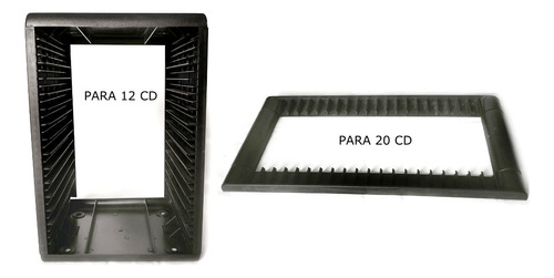 2 Porta Cd Y Dvd De Mesa - Para 32 Cd En Total