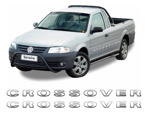 Kit Adesivo Faixa Lateral Volkswagen Saveiro Crossover Dx11