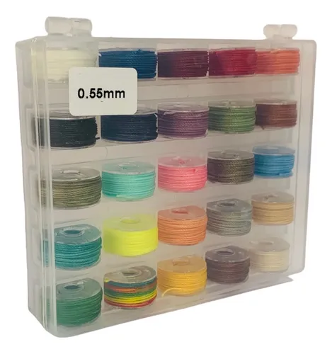Hilo Encerado Para Coser Cuero 25 Colores Marroquineria