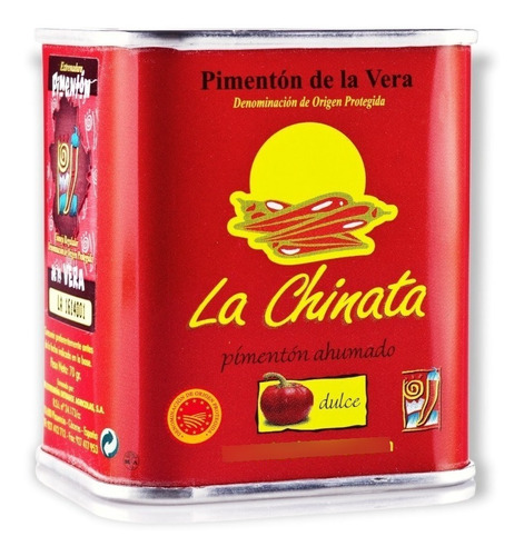 Pimenton Ahumado Dulce *70g Lata La Chinata