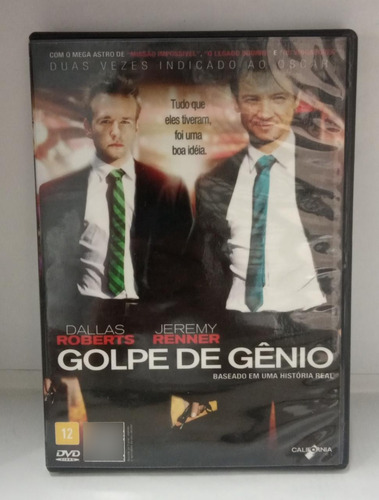 Dvd Golpe De Gênio - Jeremy Renner * Original (Usado)