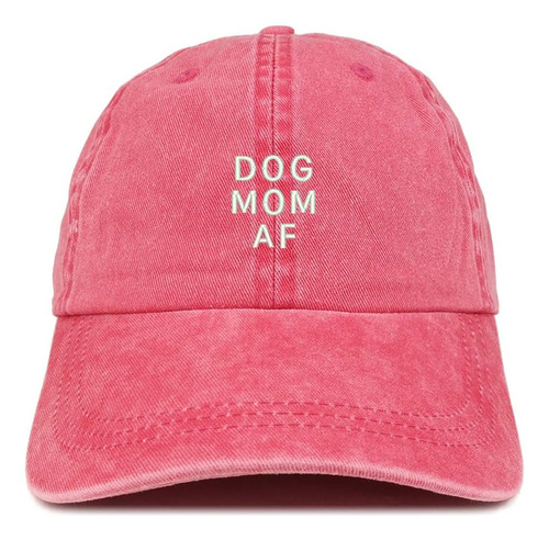 Trendy Shop Gorra Ajustable Algodón Lavado Bordado Dog Mom