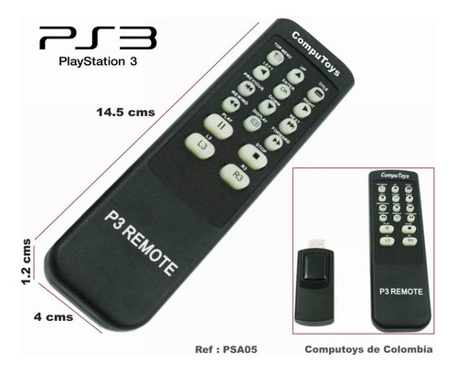 Imagen 1 de 6 de Zpsa05 Utilice Control Remoto Ps3 Ver Peliculas Computoys