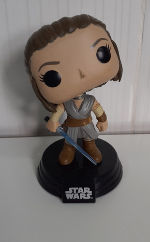 Funko Pop Figura Rey Blue Lightsaber