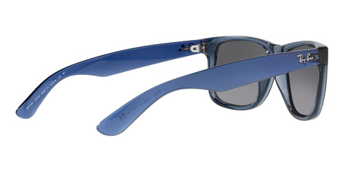 Lentes De Sol Justin Azul Polarizados Ray-ban Rb41656596t355