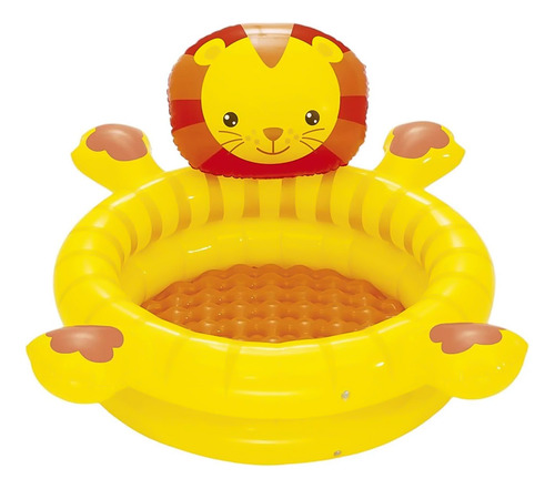 Piscina Bestway Leon Inflable Con Pelotas 111x98x61.5cm