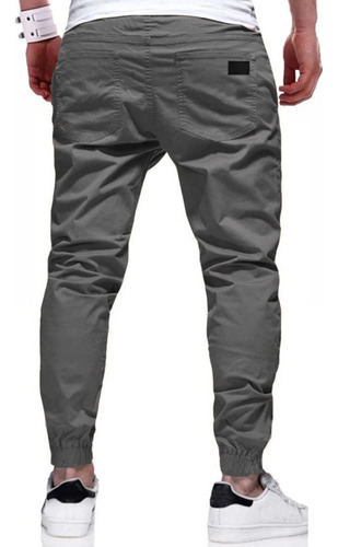 N Pantalón Jogger Cargo Casual Twill De Algodón Para Hombre