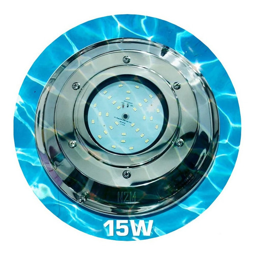 Lampara Luces Led Pileta 15w Luminaria Piscina Rgb Cuotas