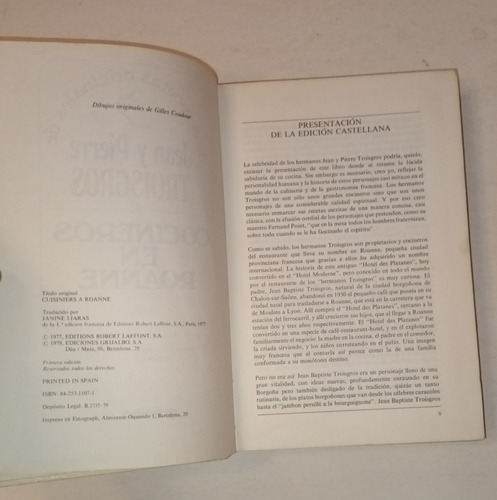 Las Recetas Originales De Jean Y Pierre Troisgros - Grijslbo (Usado)