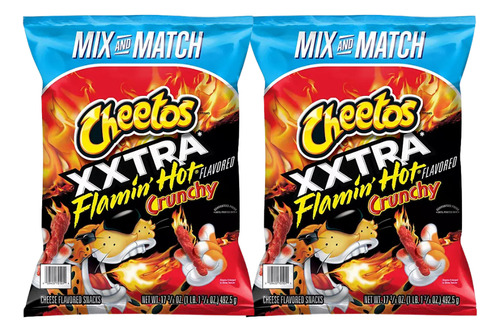 Cheetos Xxtra Flamin' Hot Cheese Flaming T 985 G