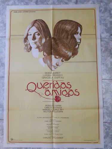 Poster Afiche Cine Argentino - Queridas Amigas *