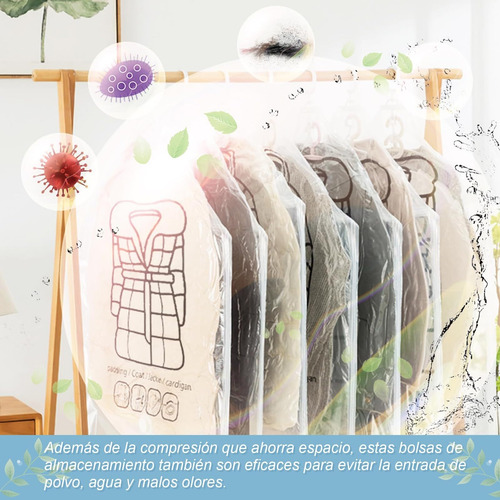 Bolsas De Almacenamiento Colgantes Al Vacío Reutilizables