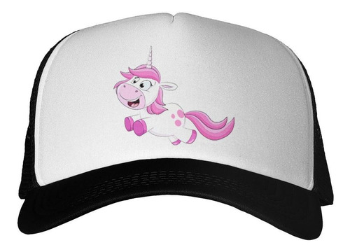 Gorra Unicornio Saltando Feliz