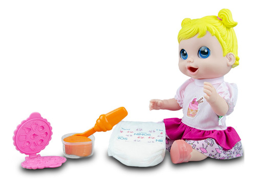 Linda Babys Collection Comidinha Para Meninas C/ Acessórios
