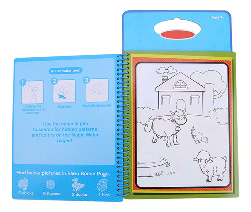 Libro De Dibujo Acuático Para Bebés Y Niños, Tablero De Pint