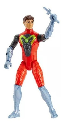 Imagem 2 de 6 de Boneco Max Steel Armadura Eletro Mattel Connecttek 11 Pontos