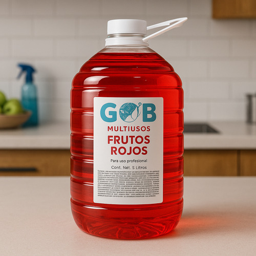 Limpiador Líquido Multiusos Frutos Rojos - 5 Litros