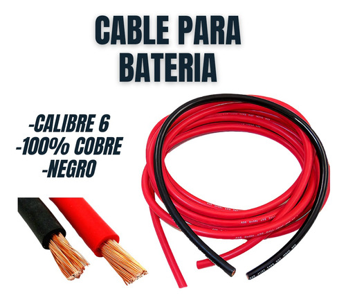 Cable Para Batería Nro 6