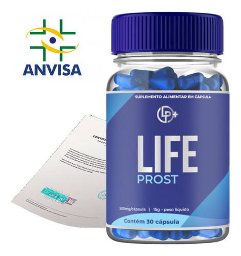 Kit 6 Potes Life Prost Natural Com 30 Cápsulas