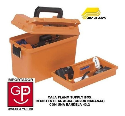 Caja Plano Supply Box Resistente Al Agua Con 1 Bandeja