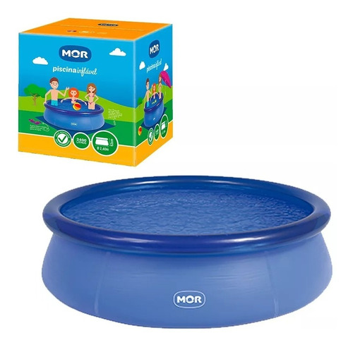 Piscina Mor 1053 Splash Fun Redonda 2400l Azul