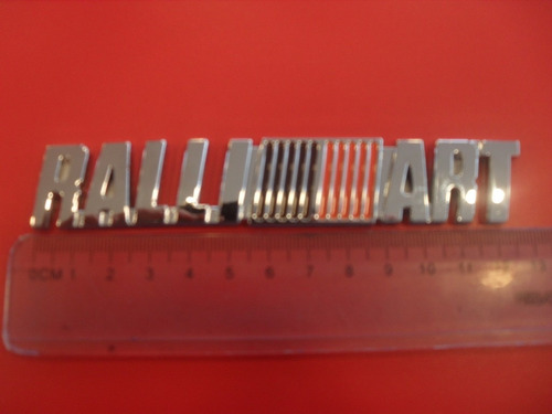 Emblema Logo -- Ralli Art (automovil) Mitsubishi -- Metalico