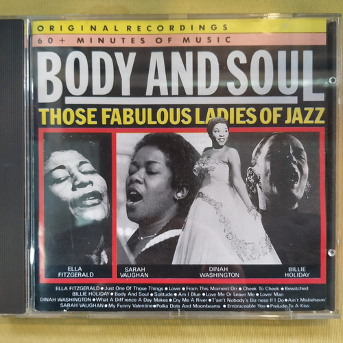 Body Soul Ladies Jazz Fitzgerald Holliday Vaughan Duncant 