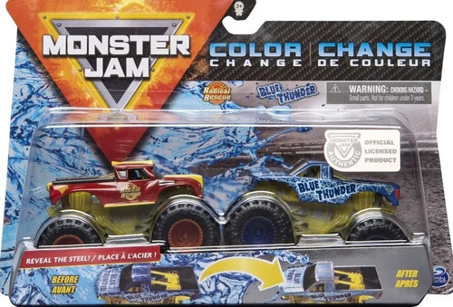 Monster Jam - Cambia De Color Art. 58702  