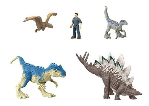 Set De 5 Minifiguras Coleccionables Jurassic World