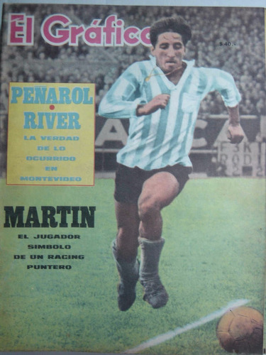 El Grafico 2432 Racing Martin River Peñarol Cop Libertadores