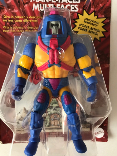 Man-e-faces Motu Origins Retro Amos Del Universo Many Faces (Usado)