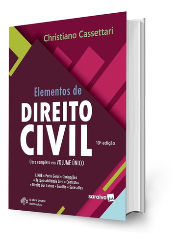Imagem 1 de 1 de Elementos De Direito Civil 10ª Edição 2022