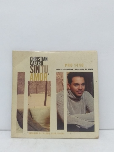 Christian Castro - Sin Tu Amor - Cd - Near Mint 