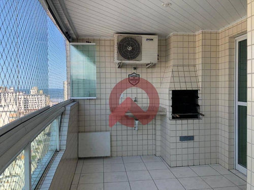 Imagem 11 de 26 de Apartamento Com 3 Dormitórios À Venda, 96 M² Por R$ 430.000 - Vila Guilhermina - Praia Grande/sp - Ap3536