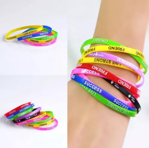 Kit 12 Pulseiras Da Amizade Best Friend Forever Bff Colorida