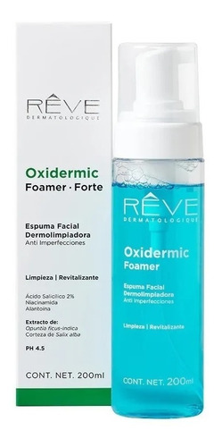 Reve Oxidermic Forte Piel Muy Grasa 200ml Jabon Espuma