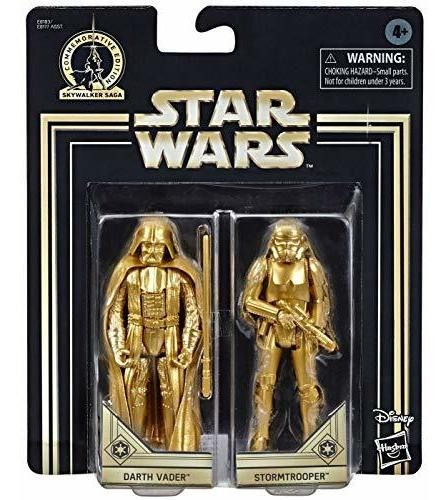 Hasb Sw Edición Conmemorativa Skywalker Saga Gold Darth Vade