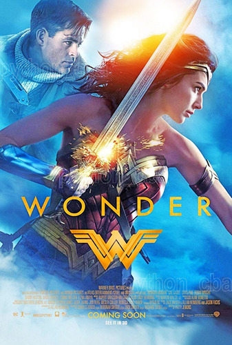 Hermosos Pósters Wonder Woman - M. Maravilla - 2017 42x30