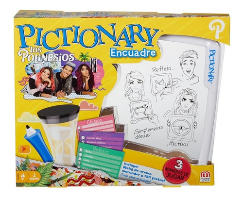 Pictionary Encuadre Edición De Los Polinesios Mattel Games