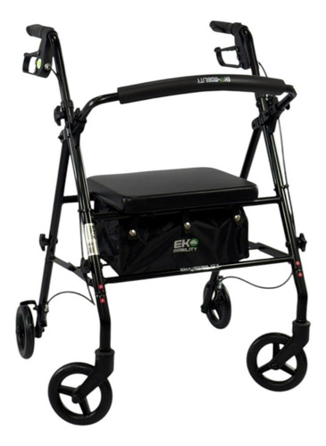 Andadera Para Adulto Con Asiento Rollator Con Ruedas De Lujo