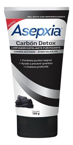 Asepxia Exfoliante Carbon X120g.    