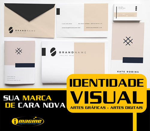 Imagem 2 de 5 de Logo Logotipo Logomarca Identidade Visual Completa Papelaria
