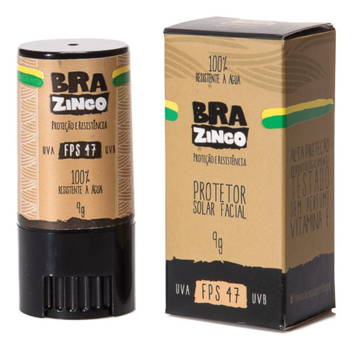 Protetor Solar Brazinco Bastão Fps 47 9g